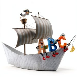 Alphabet Boats Book for Toddlers by Gingie Publishing-0