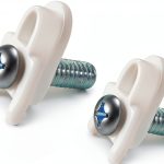 WR01X25070 Refrigerator Door Handle Mounting Stud White Set Screw Man-0