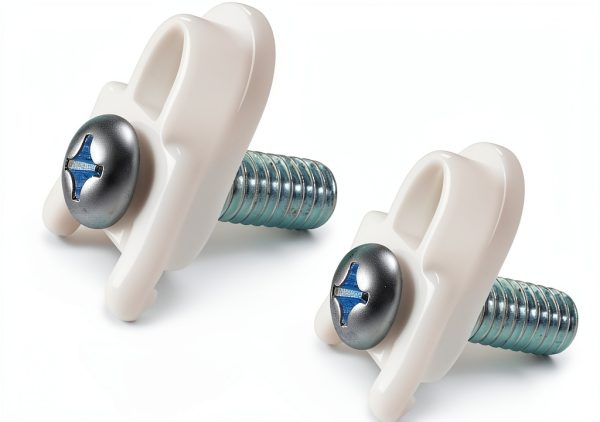 WR01X25070 Refrigerator Door Handle Mounting Stud White Set Screw Man-0