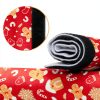 Christmas Refrigerator Door Handle Cover Gingerbread Man Snowflake Dishwasher Microwave Oven Fridge Stove Handles Candy Cane Glove Fridge Protector Kitchen Appliance Decor Set of 2-2