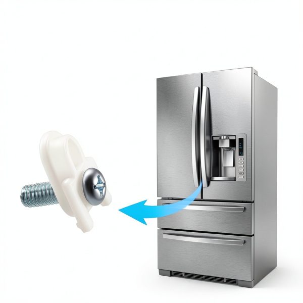 WR01X25070 Refrigerator Door Handle Mounting Stud White Set Screw Man-6