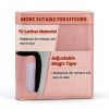 Refrigerator Door Handle Covers Windspeed 6 Pink Leather Adjustable-3