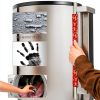 Christmas Refrigerator Door Handle Cover Gingerbread Man Snowflake Dishwasher Microwave Oven Fridge Stove Handles Candy Cane Glove Fridge Protector Kitchen Appliance Decor Set of 2-3