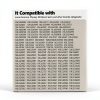 2206934B Refrigerator Door Handle Black Compatible with Whirlpool, Kenmore Refrigerator Replaces WP2206934B 2203543B 2206953B 826989 AH331472 Kitchen Appliance Accessories Supplies-2